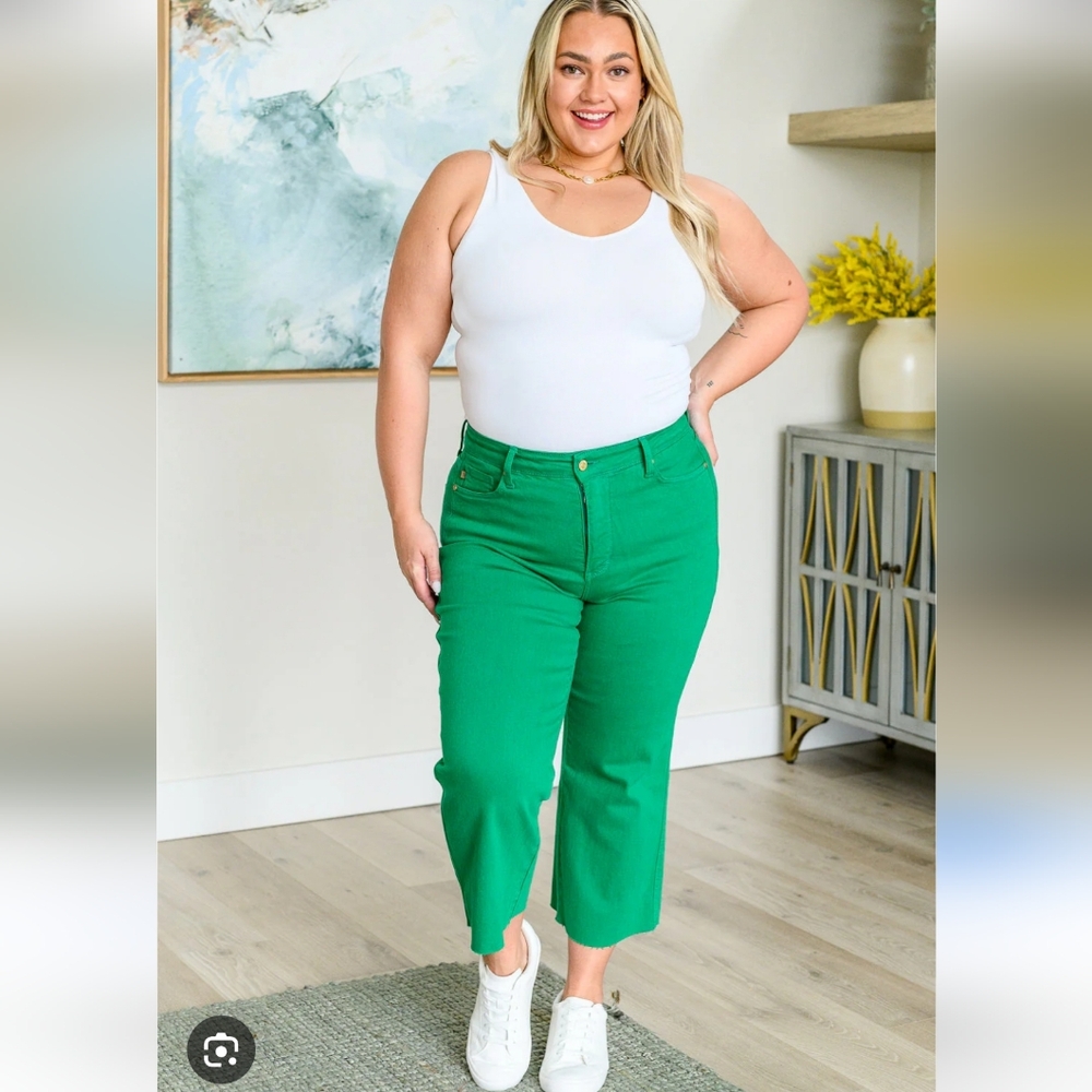 Judy Blue NEW Plus Size High Waisted Crop